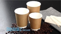 Custom LOGO printed disposable coffee paper cup,AMAZON hot selling heat insulation disposable double wall paper cup PACK