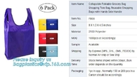 Logo printed eco friendly reusable polyester folding shopping bag for promotion,Polyester Drawstring Bag/ Promotional dr